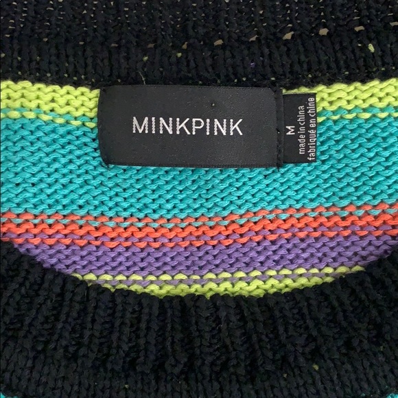📌 Mink Pink Good Vibes Bold Sweater - Picture 3 of 5